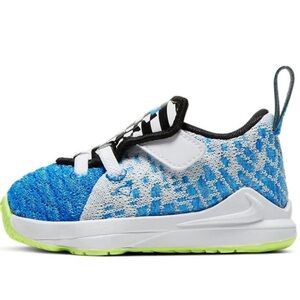 Nike Toddler LeBron 17 'Sprite' BQ5596-434 blue EUC size‎ 4